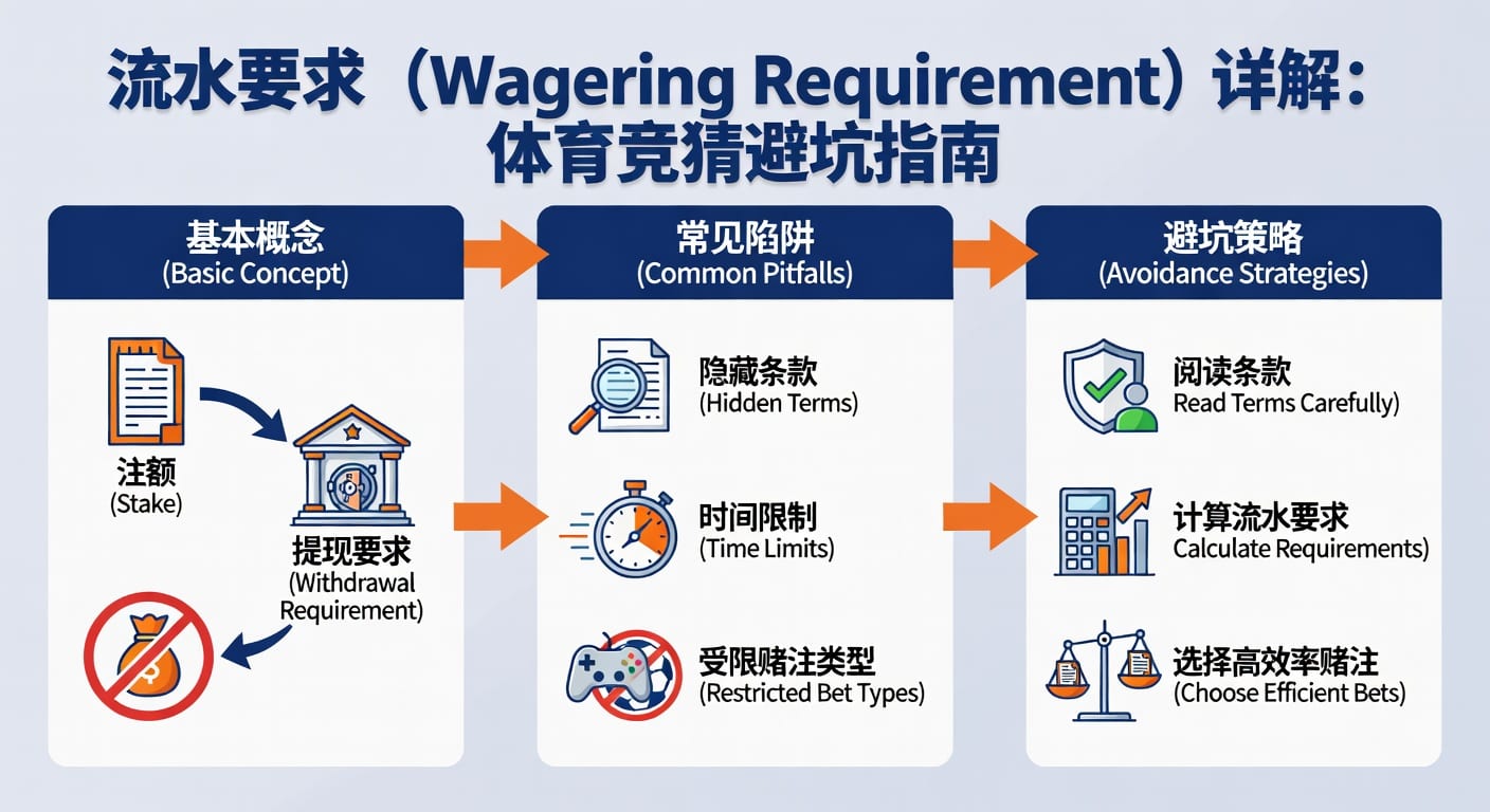 流水要求详解：Sports Wagering Requirement 如何避坑