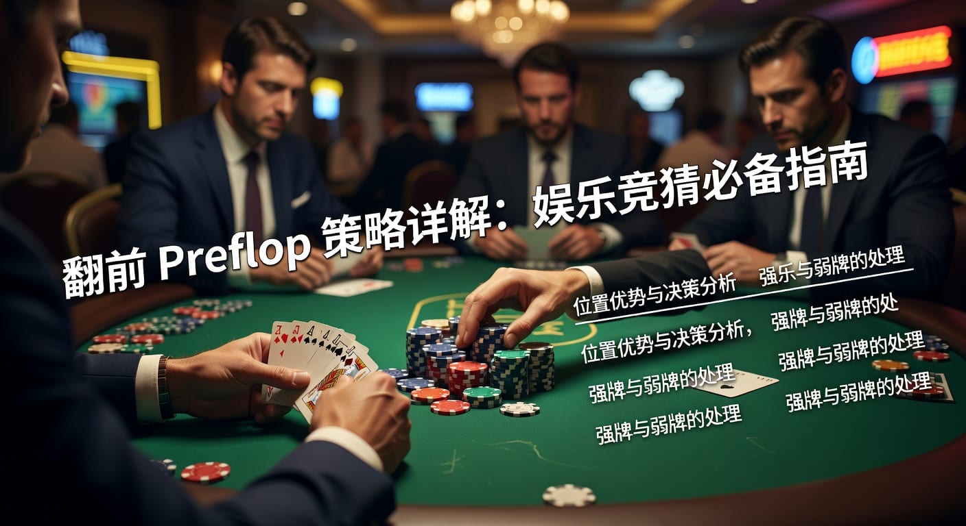 翻前 Preflop 策略：德州扑克范围与打法详解