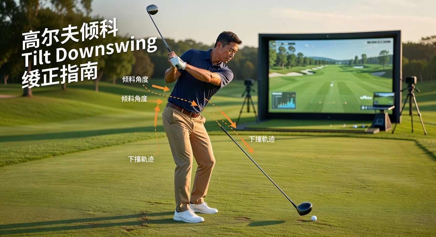 倾斜 Tilt Downswing 高尔夫下挥杆失误纠正指南