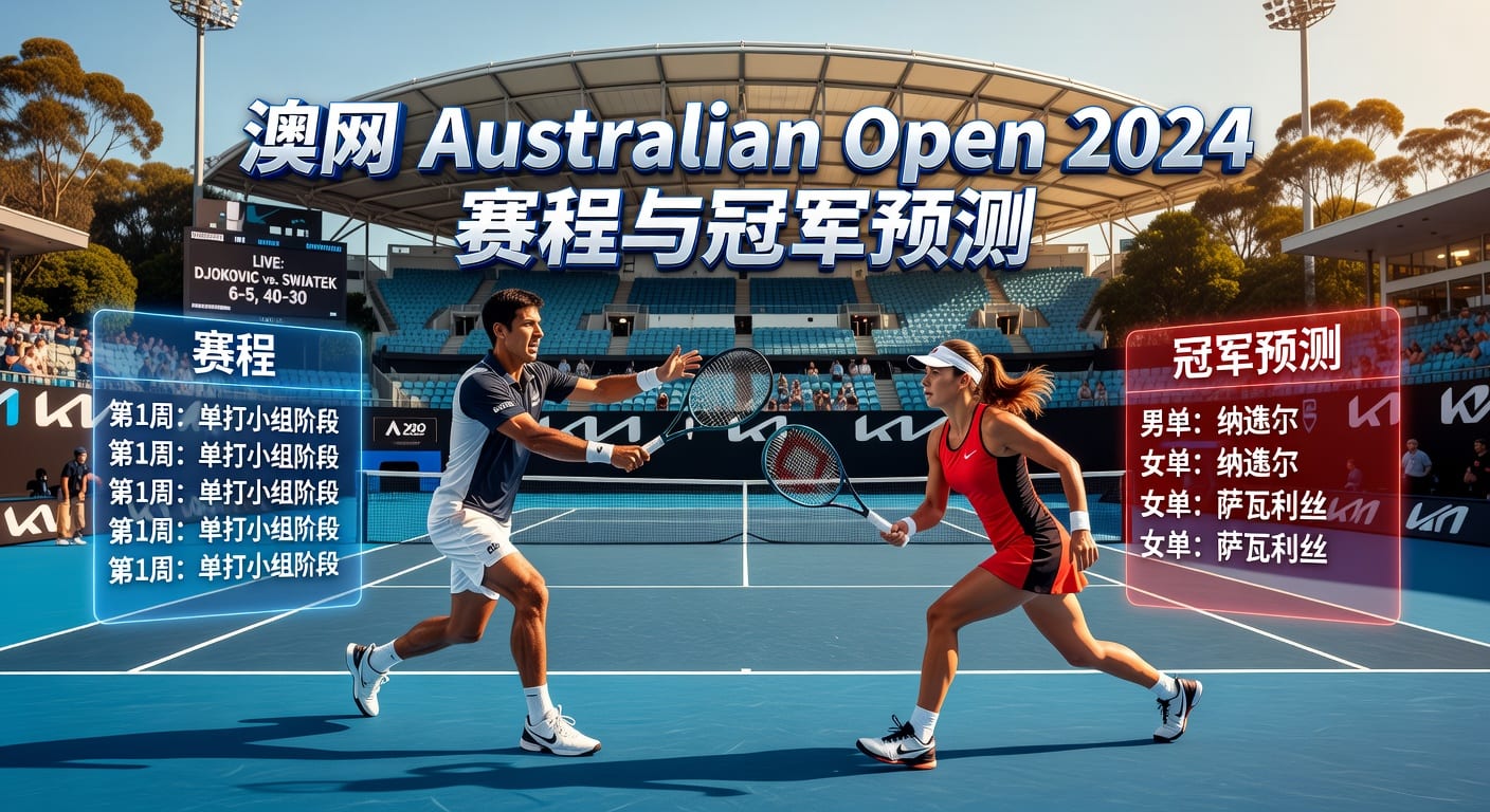 2026澳网 Australian Open 赛程赔率预测
